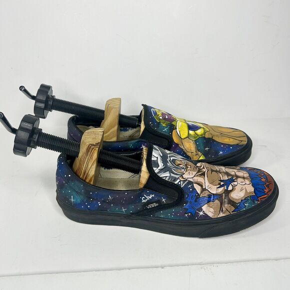 Vans Classic Slip-On Custom Painted Dragonball Z Theme Size 10.5 main image 6